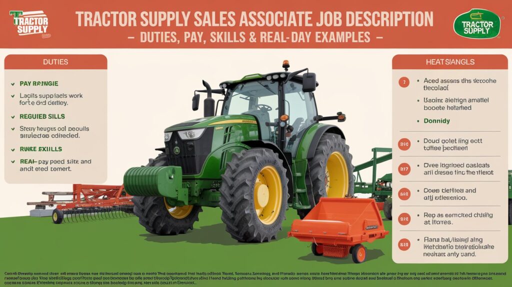 Tractor Supply Sales Associate Job Description — Duties, Pay, Skills & Real-Day Examples