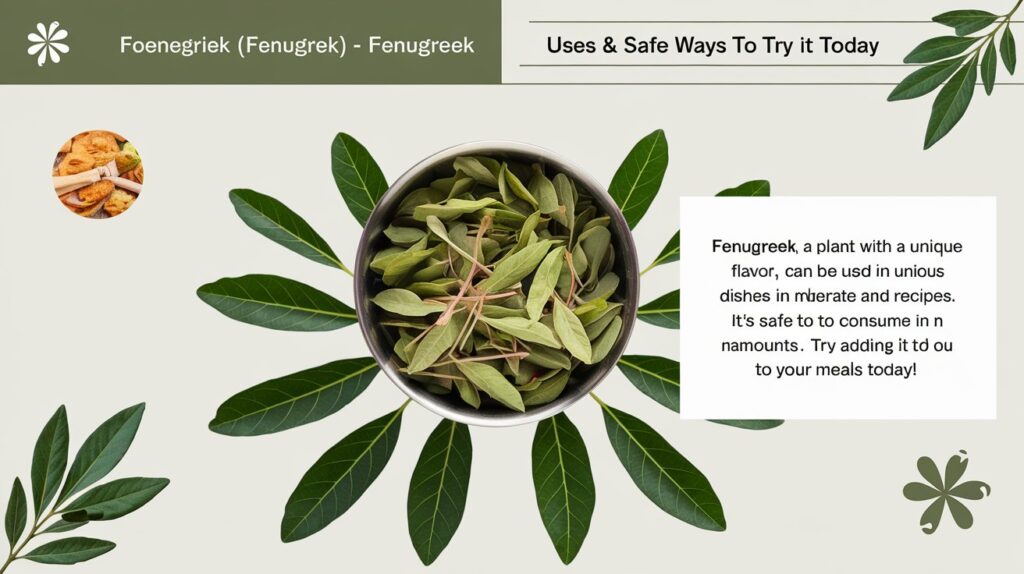 Foenegriek (Fenugreek) — Flavor, Uses & Safe Ways to Try It Today