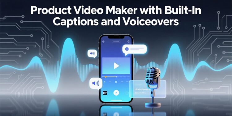 Product Video Maker with Built-In Captions and Voiceovers