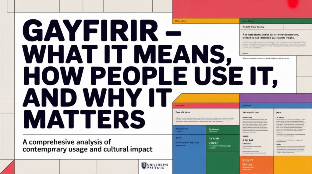 Gayfirir — What It Means, How People Use It, and Why It Matters