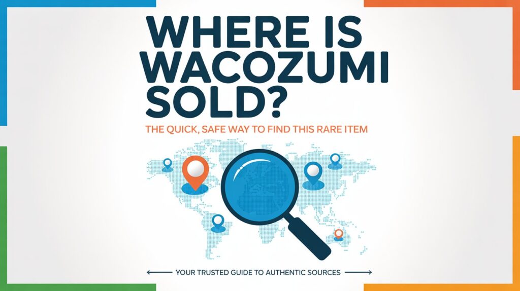 Where Is Wacozumi Sold?