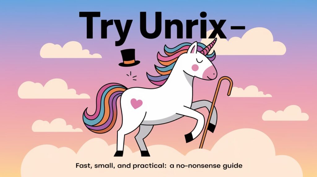 Try unîrix — Fast, Small, and Practical: A No-Nonsense Guide