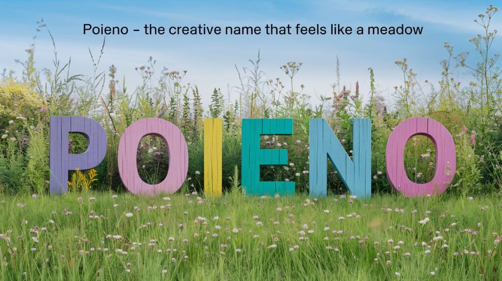 Poieno — The Creative Name That Feels Like a Meadow