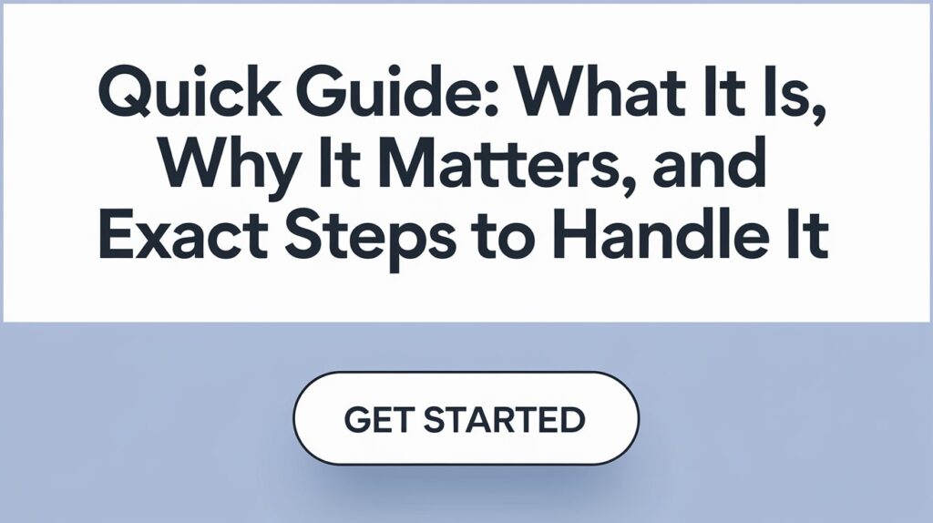 lna2u9h2f1k7 — Quick guide: what it is, why it matters, and exact steps to handle it