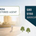 What is the cost of a registered agent in Nevada?