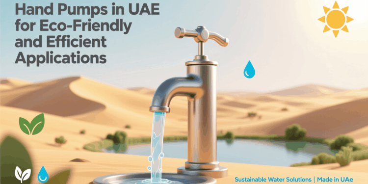 Hand Pumps in UAE for Eco-Friendly and Efficient Applications