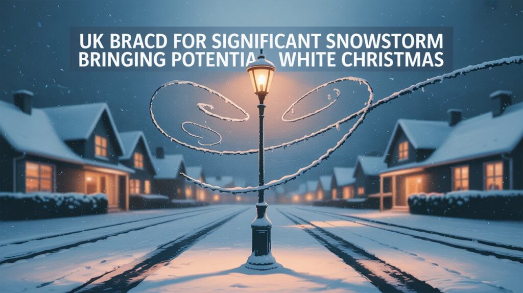 UK Braced For Significant Snowstorm Bringing Potential White Christmas