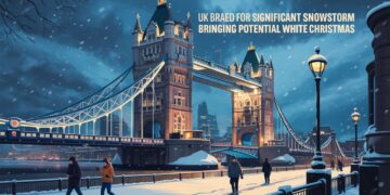 UK Braced For Significant Snowstorm Bringing Potential White Christmas