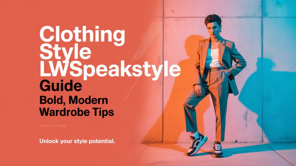 Clothing Style Lwspeakstyle Guide | Bold, Modern Wardrobe Tips
