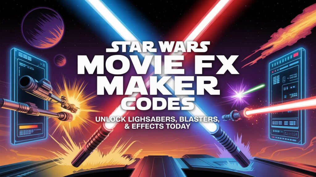 Star Wars Movie FX Maker Codes