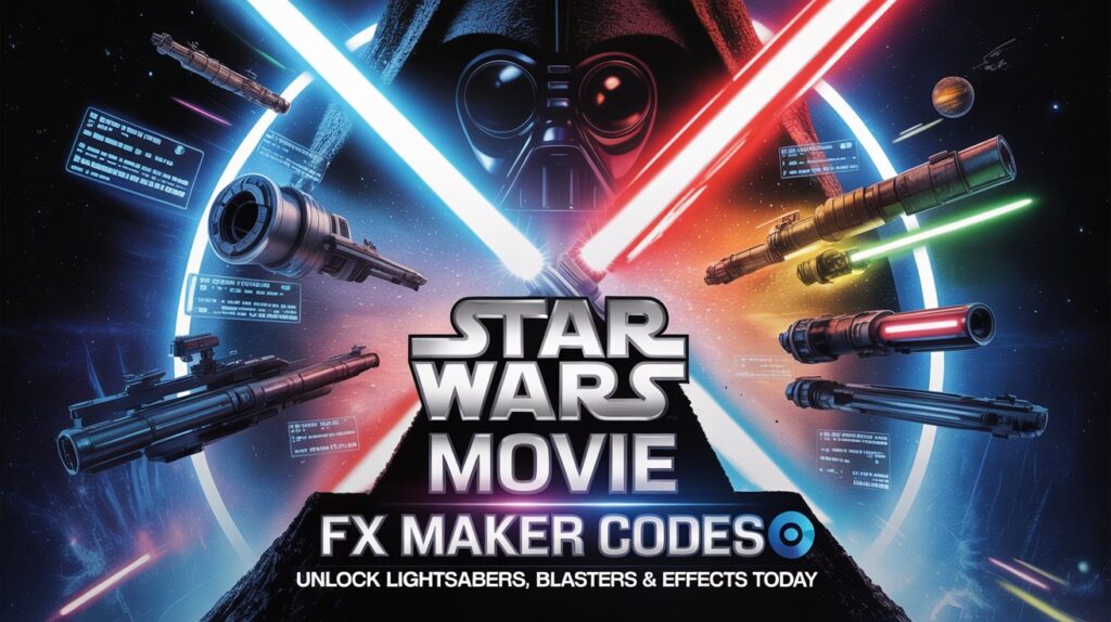 Star Wars Movie FX Maker Codes