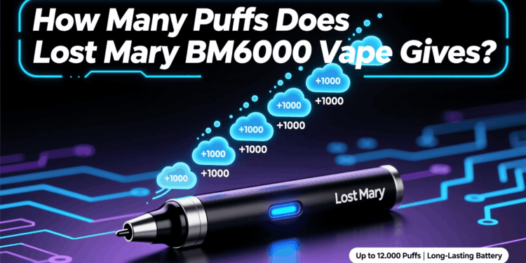 How Many Puffs Does Lost Mary BM6000 Vape Give?