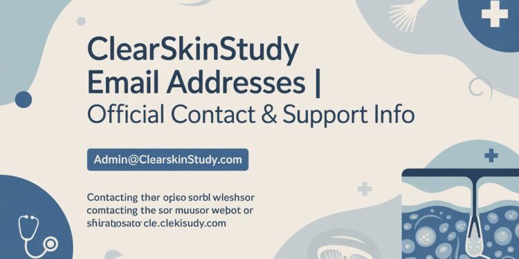ClearSkinStudy Email Addresses
